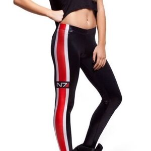 BlackMilk Mass Effect N7 Wet Look Leggings XL
